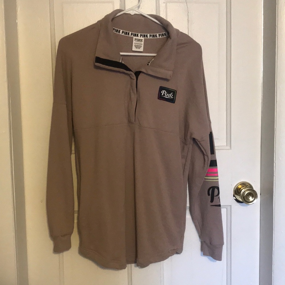 PINK Button down sweater/sweatshirt